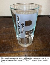 New PERSONALIZED Pint Glass Engraved " Power Stroke " Ford Diesel Truck