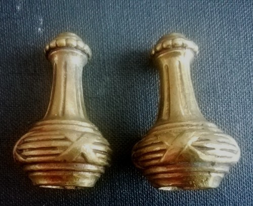 Ancienne paire embouts - paire, glands