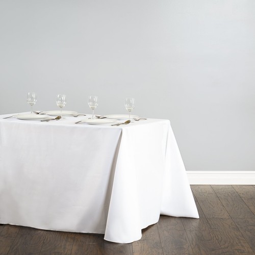 Nappe carrée blanche mate - blanche,