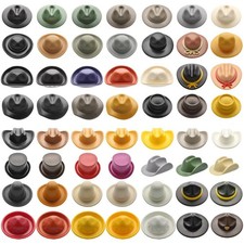 Playmobil Chapeau Chapeaux Cowboy Ranger Fedora Trilby Traveller Cylindre...