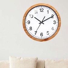 Horloge murale silencieuse vintage 10 pouces avec mouvement à quartz pour usage