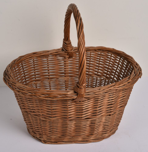 Ancien panier osier rotin - panier,
