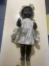 Rare ancienne poupée noire anglaise marchante marque pedigree des années 1950