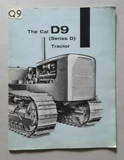 Caterpillar D9 Tractor Brochure 1956 - Series D