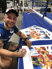 Boxing Frampton vs Quigg Art Print By Killian Art Signed By Carl Frampton