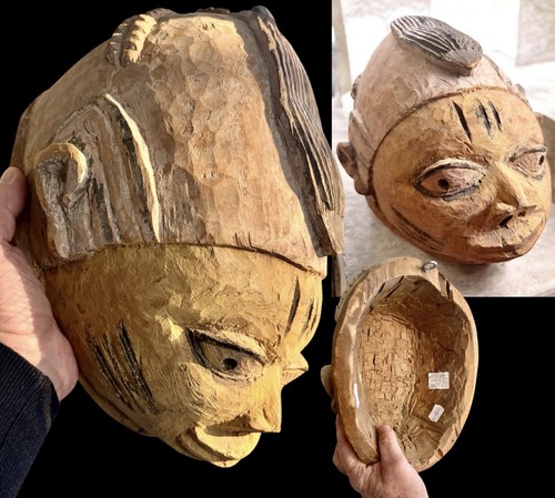 Masque africain ancien - africain,