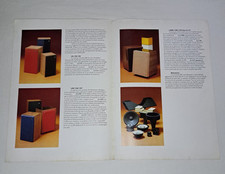 Dépliant Brochure Publicitaire JBL Enceintes L16 26 36 100 166 65 L200B L300