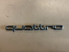92 93 94 Audi 100 C4 S4 S6 OEM "Quattro" Rear Trunk Emblem Sedan 4A5853737 b157
