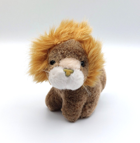 Petite peluche lion beige
