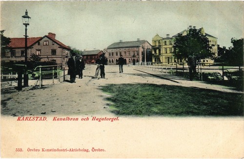 Sweden karlstad kanalbron - karlstad,