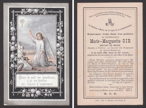 Image pieuse ancienne - , –
