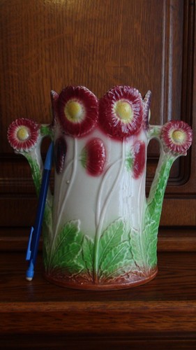 Vase ancien barbotine - vase,