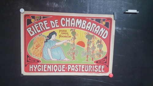 Affiche biere chambarand - affiche,
