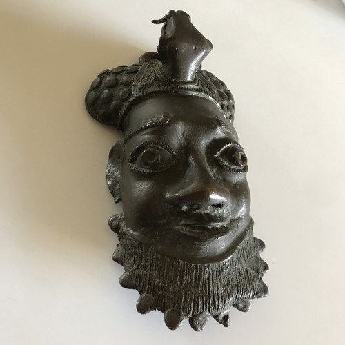 Masque bronze art primitif - masque,