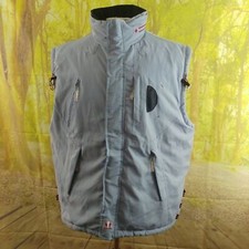 Anapurna 100% polyester blue waterproof snowboarding Gilet. UK men's size Large