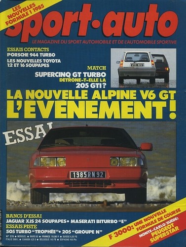 Sport auto 278 1985 - auto, 03/1985