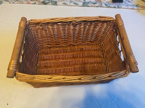 Panier rectangulaire osier - rectangulaire, en