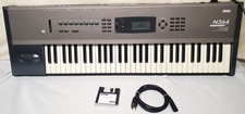 KORG N364 61 KEY WORKSTATION SYNTHESIZER KEYBOARD NEW BATTERY, BACKLIGHT + DISK