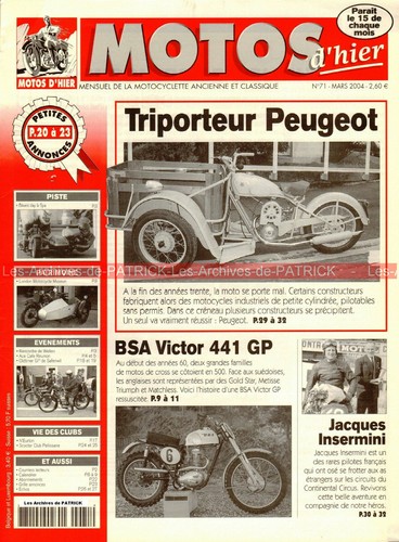 Motos hier bsa victor - motos, 71