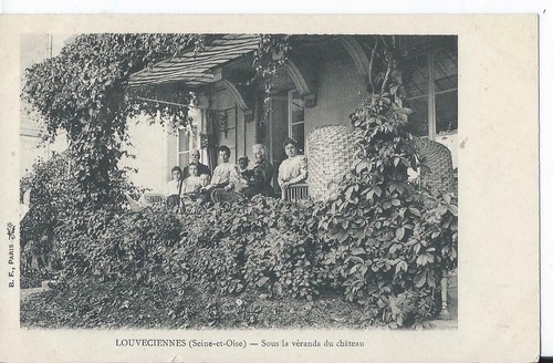 Cpa louveciennes sous - -,