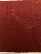 Tissu  Velours rouge ,Pierre