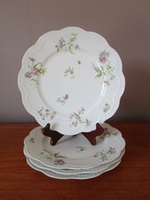 4 Assiettes plates 24,5 cm  en