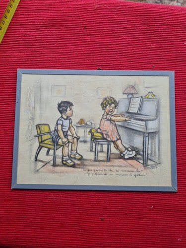 Grande gravure ancienne - gravure,