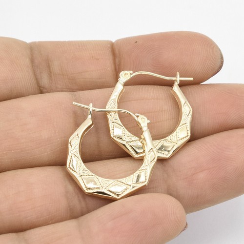 Boucles oreilles octogonales - d'oreilles,