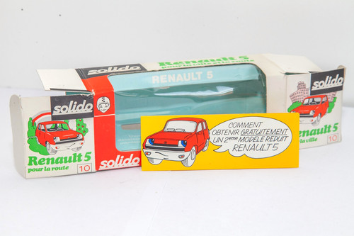 Solido boite vide - boite, renault