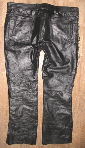 Highway jeans moto cuir - 1,