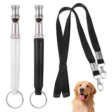 2 Pièces Sifflet Ultrason Chien Anti Aboiement Rappel Accessoires Éducation e...
