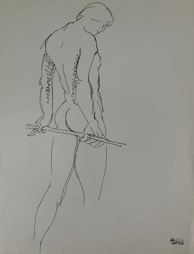 Superbe masculin drawing - superbe,