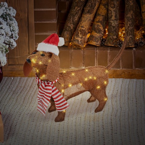 Chien noël led - noël,