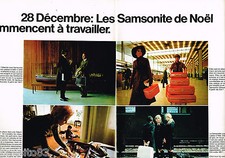 ADVERTISING 065 1970 SAMSONITE NOEL BAGGAGE (2p)