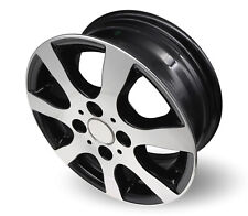 Remorque Alliage TR3 Argent Noir 5Jx13 100x4 ET30 600kg P. Ex. pour 165/80R13