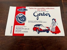 BUVARD DS 19 CITROËN FROMAGE