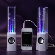 Enceinte Sans Fil avec Fontaine Lumineuse LED - Musique et Effets Aquatiques pou