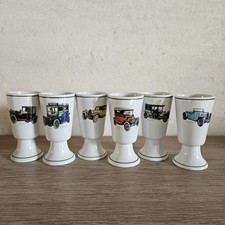 LOT OF 6 MAZAGRANS VINTAGE CARS / VINTAGE TABLEWARE / COLLECTION / CERAMIC