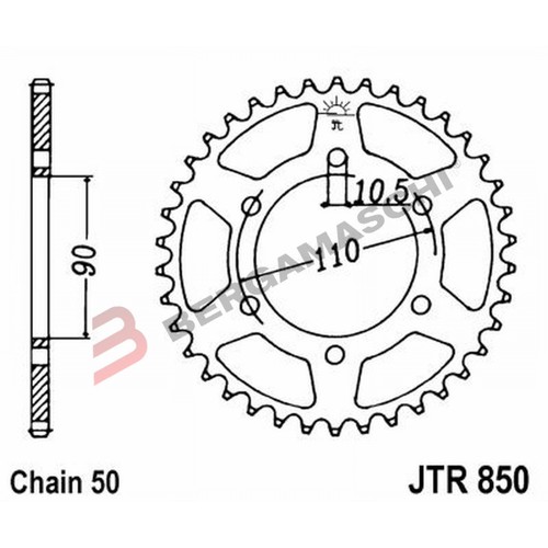 Couronne transmission moto - transmission,