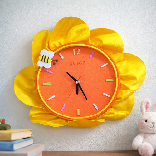 Grande horloge murale enfant