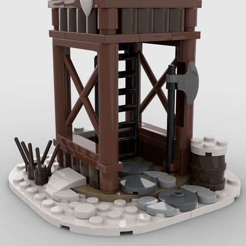 Moc 95891 winter viking tower - winter,