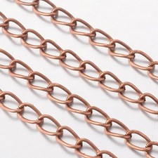 2 M DE CHAINE METAL CUIVRE