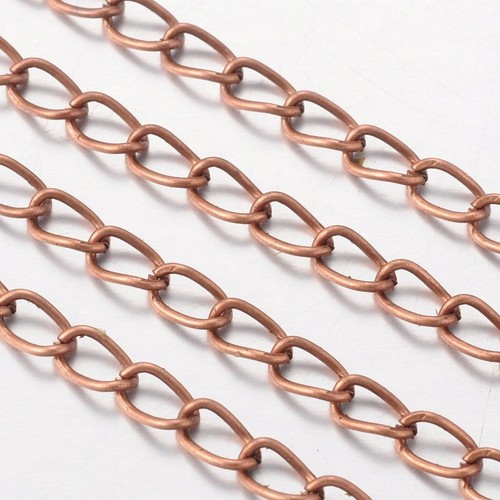 Chaine metal cuivre - m,