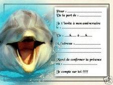 5 ou 12 cartes invitation