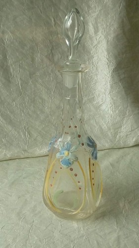 Carafe verre emaille legras - verre,