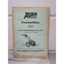 AGRIA tracteurs A deux roues