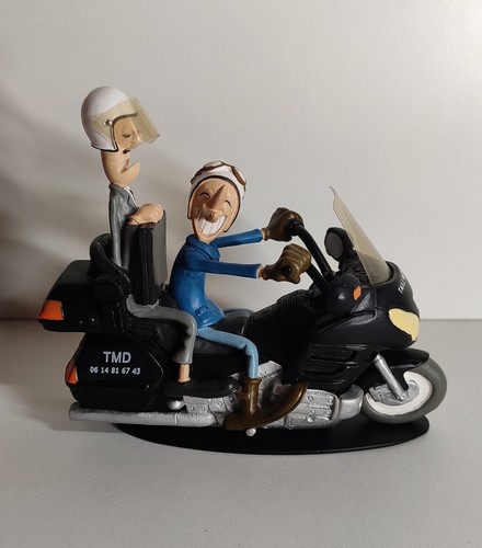Figurine moto résine - figurine, en