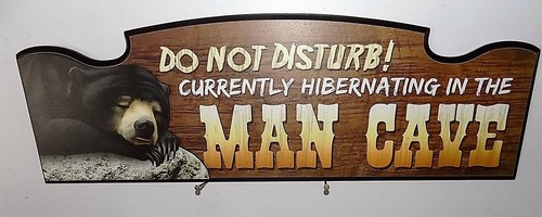 Mane cave sign not - sign, do