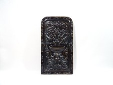 ANTIQUE RELIGIOUS PLATE LOW RELIEF PAINTED PLATE SCULPTURE CHRISTIANISM