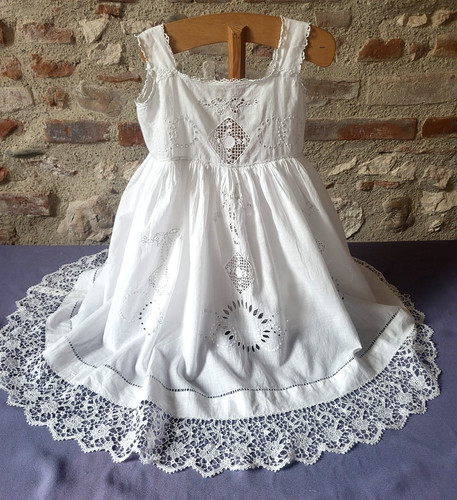 Ancienne robe baptême - ancienne, de